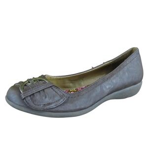 AIRWALK Flat‎  Girl Y 1 Medium Flat Brown Synthetic Slip On